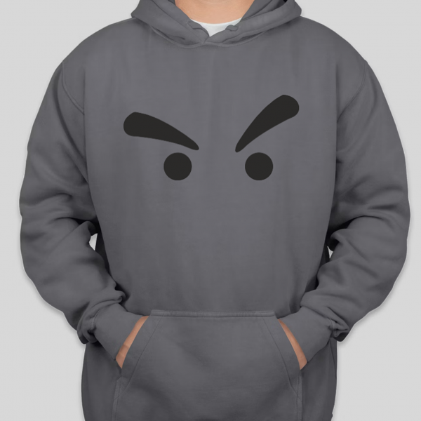 Angry Gray Hoodie