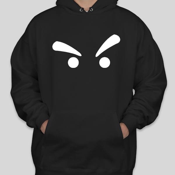Angry Hoodie Pure Darkness